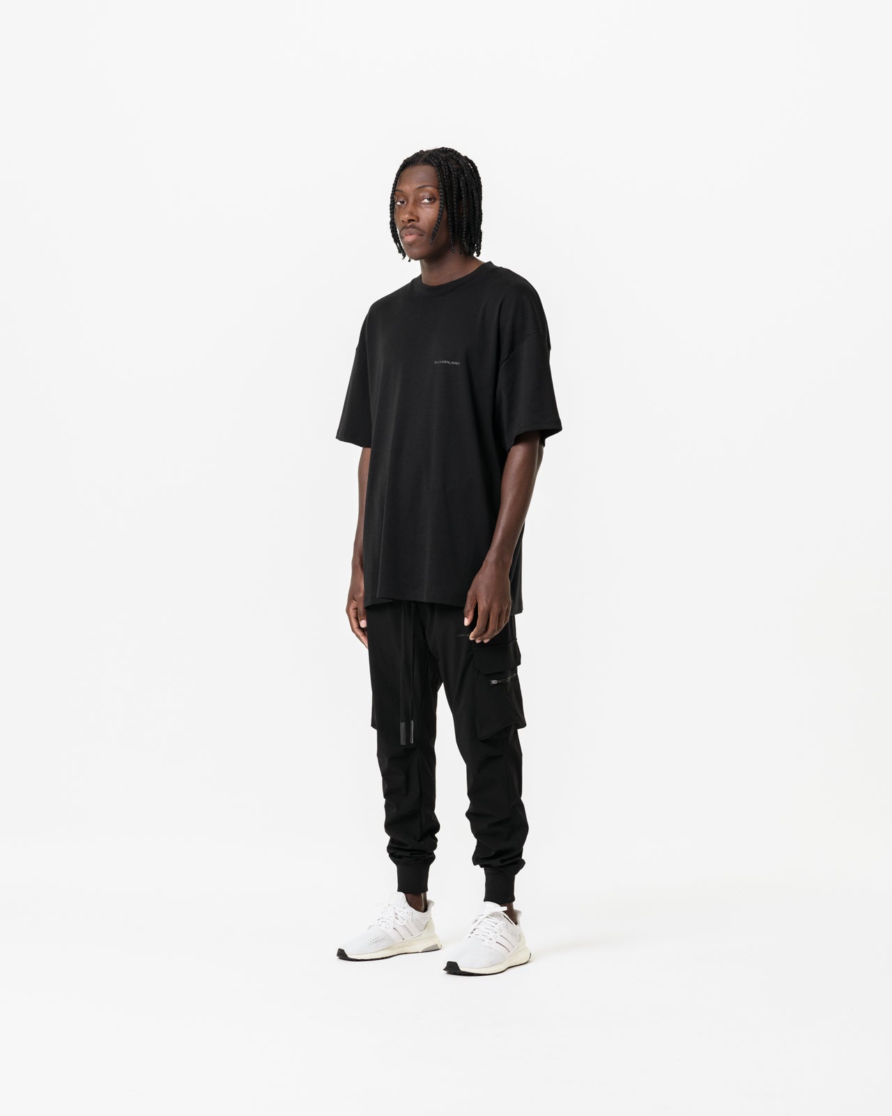 Black Signature Cargo Pants