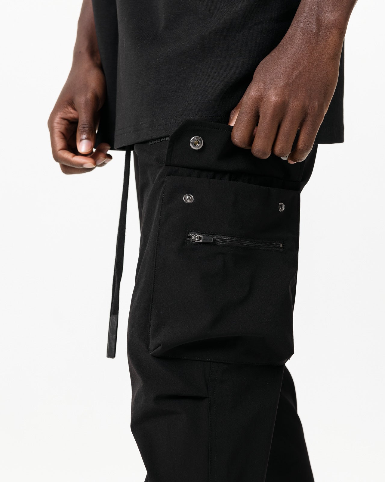 Black Signature Cargo Pants
