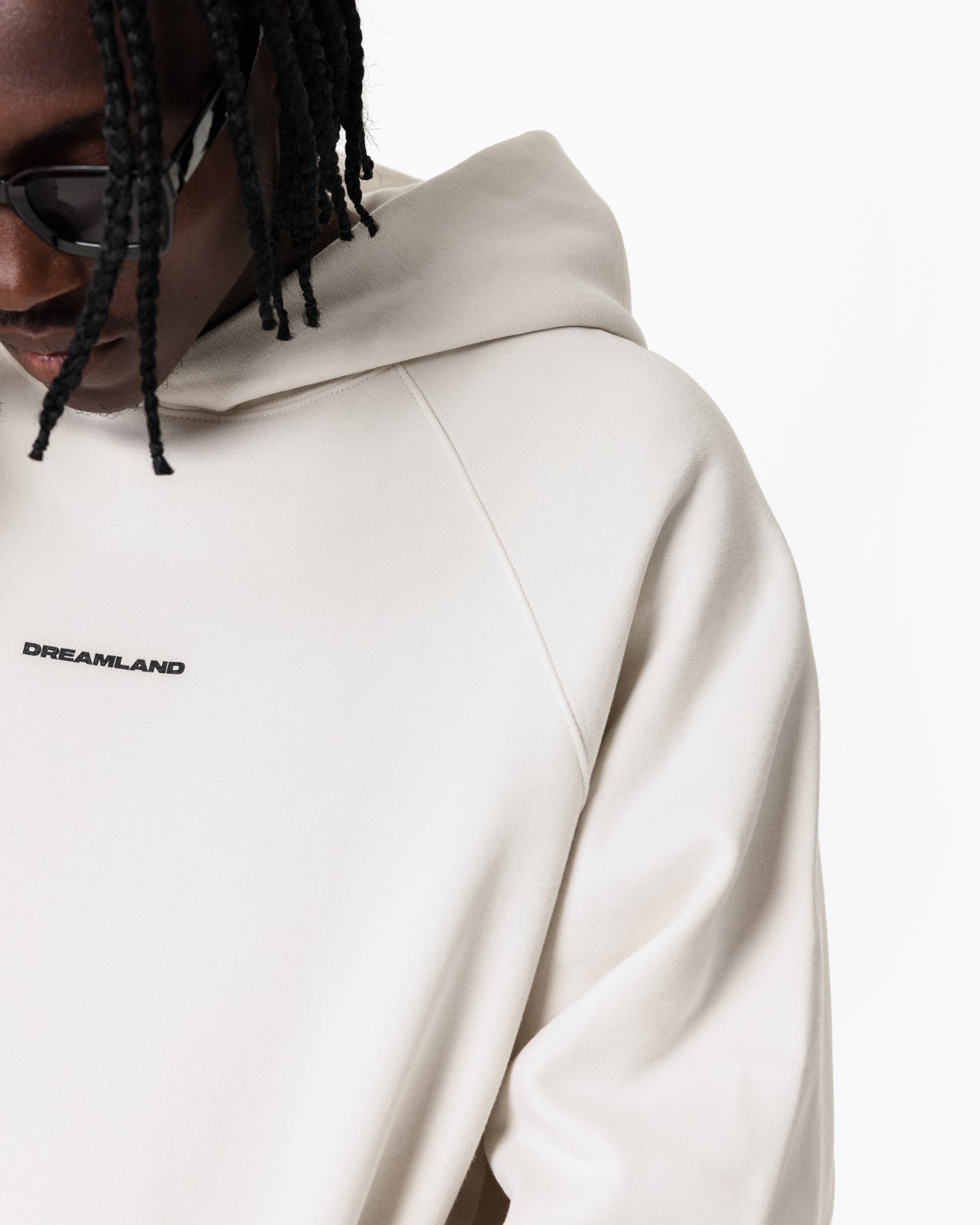 Cream Members Only Hoodie