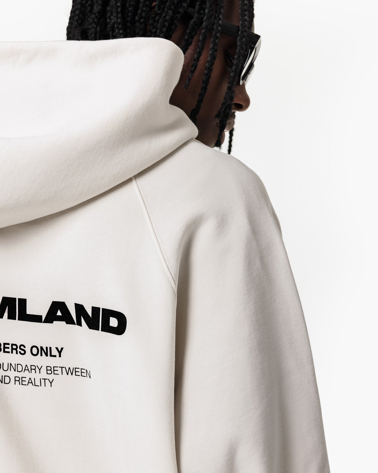 Cream Members Only Hoodie