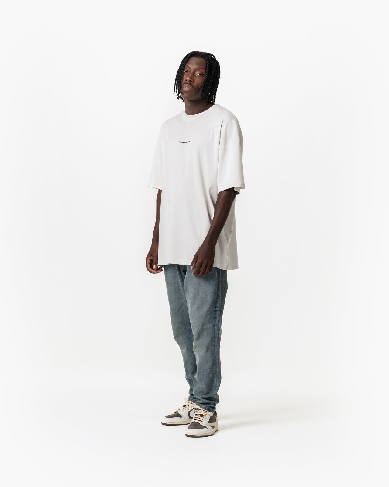 Cream Members Only T-Shirt