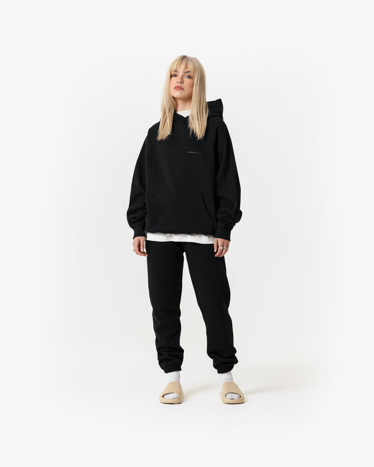 Black Tonal Hoodie