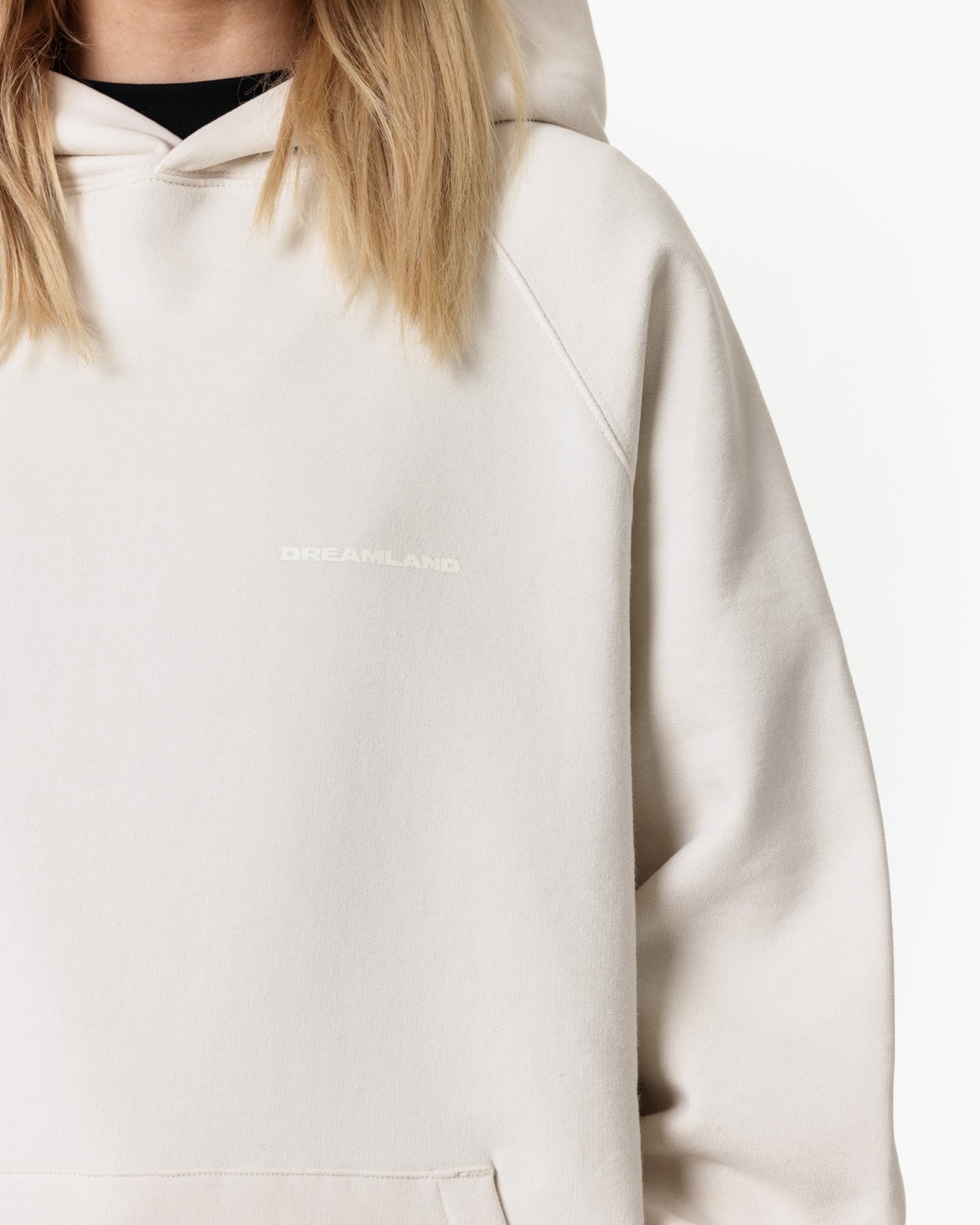 Cream Tonal Hoodie