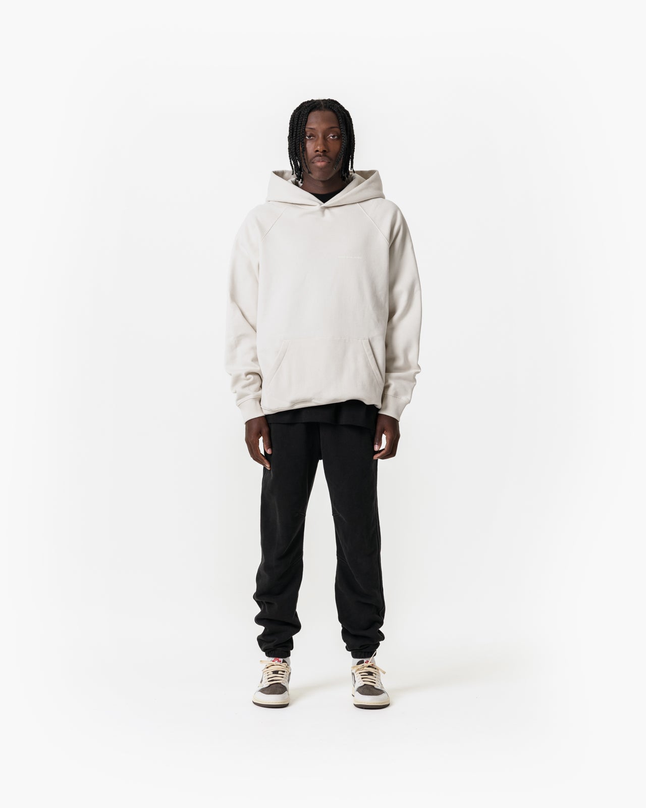 Cream Tonal Hoodie