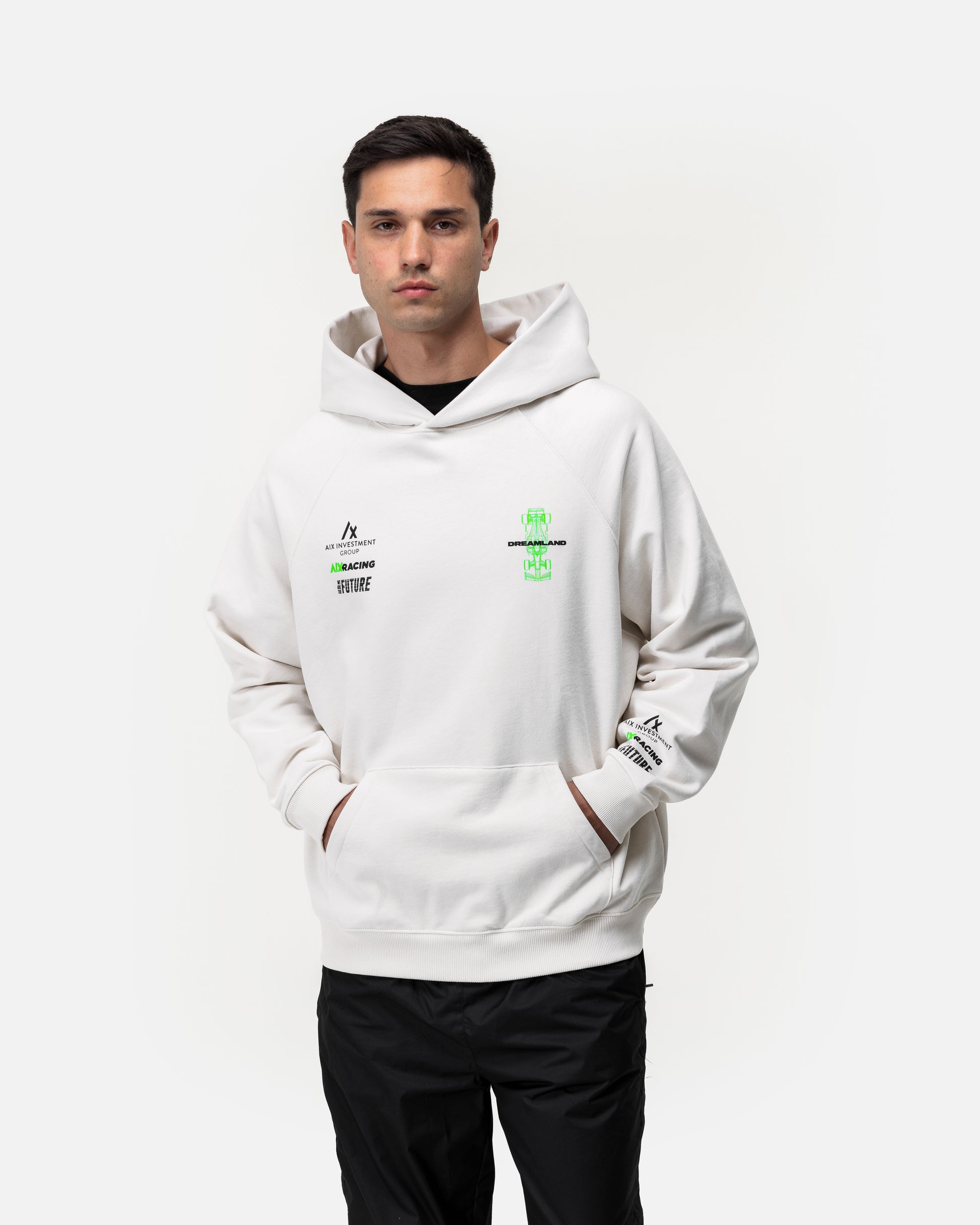 AIX Racing Innovation Hoodie Cream