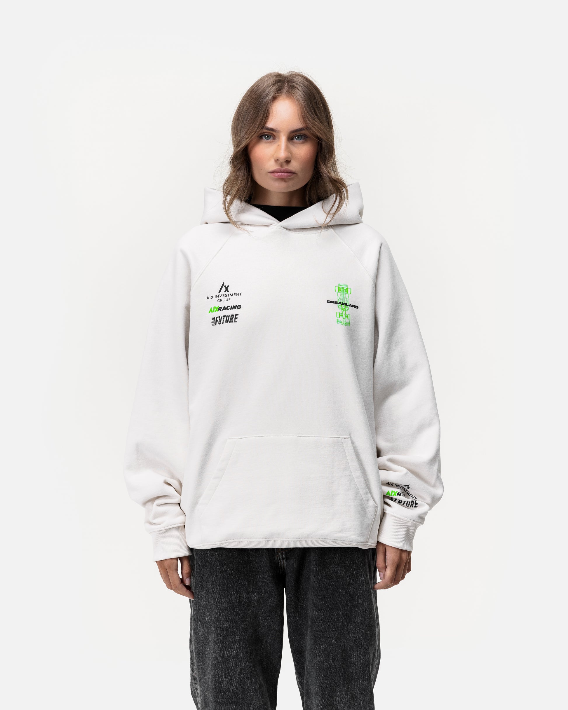 AIX Racing Innovation Hoodie Cream