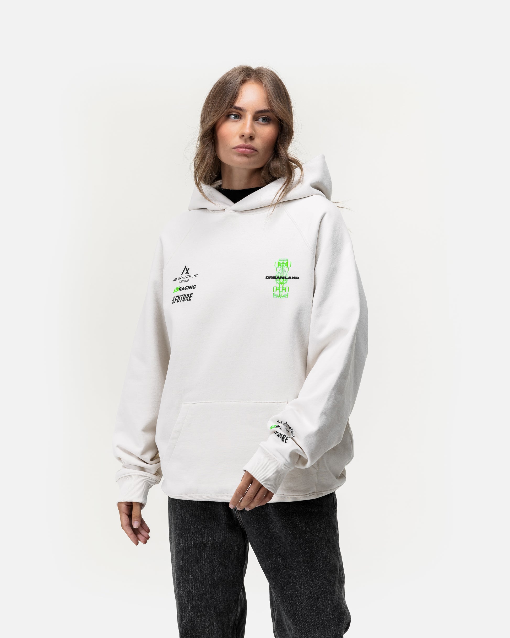 AIX Racing Innovation Hoodie Cream