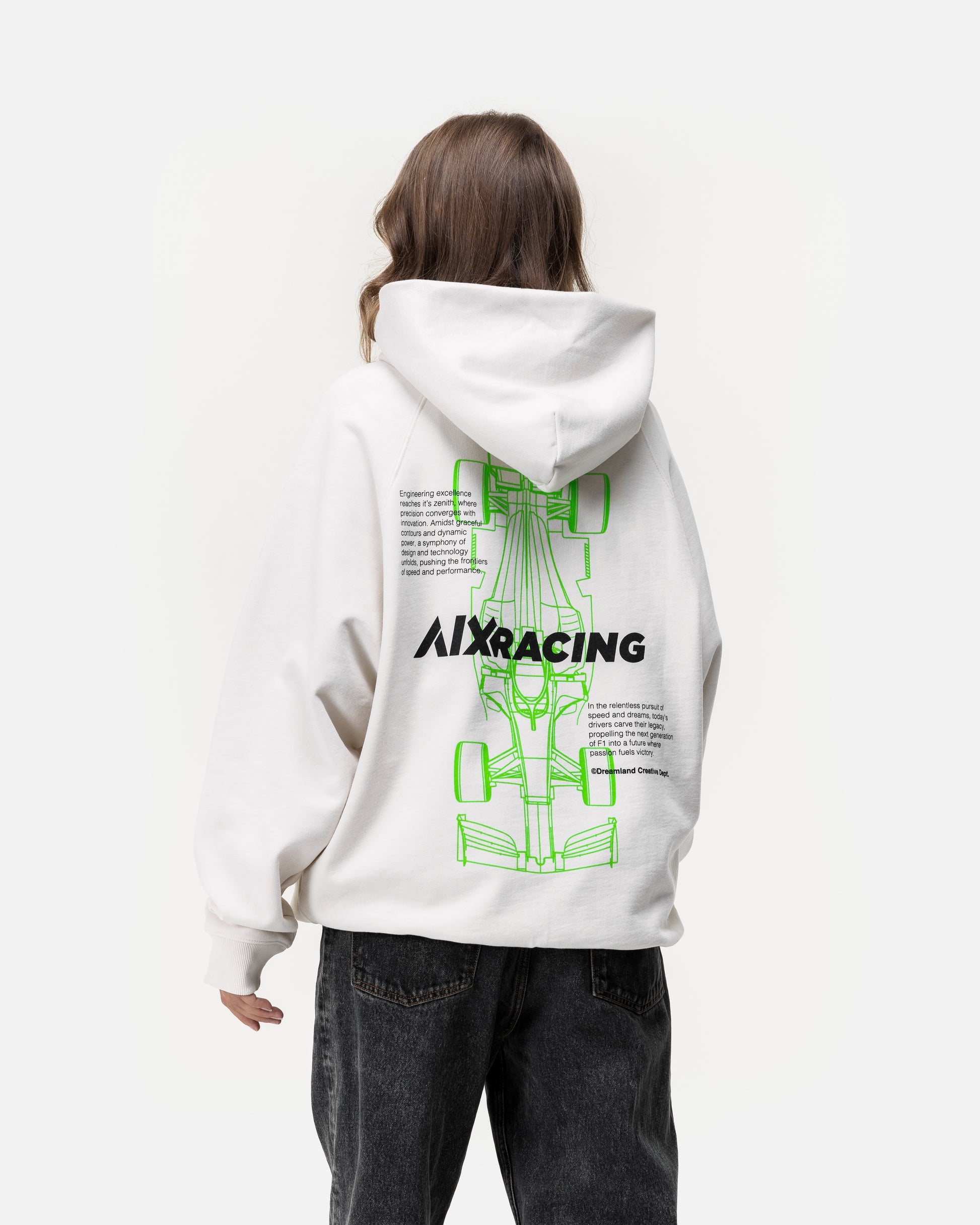 AIX Racing Innovation Hoodie Cream