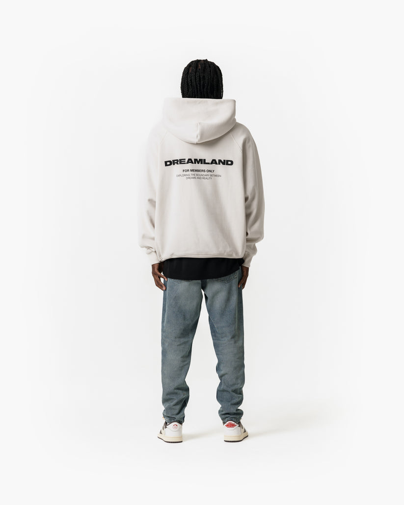 Dreamland Clothing | Cream Members Only Hoodie