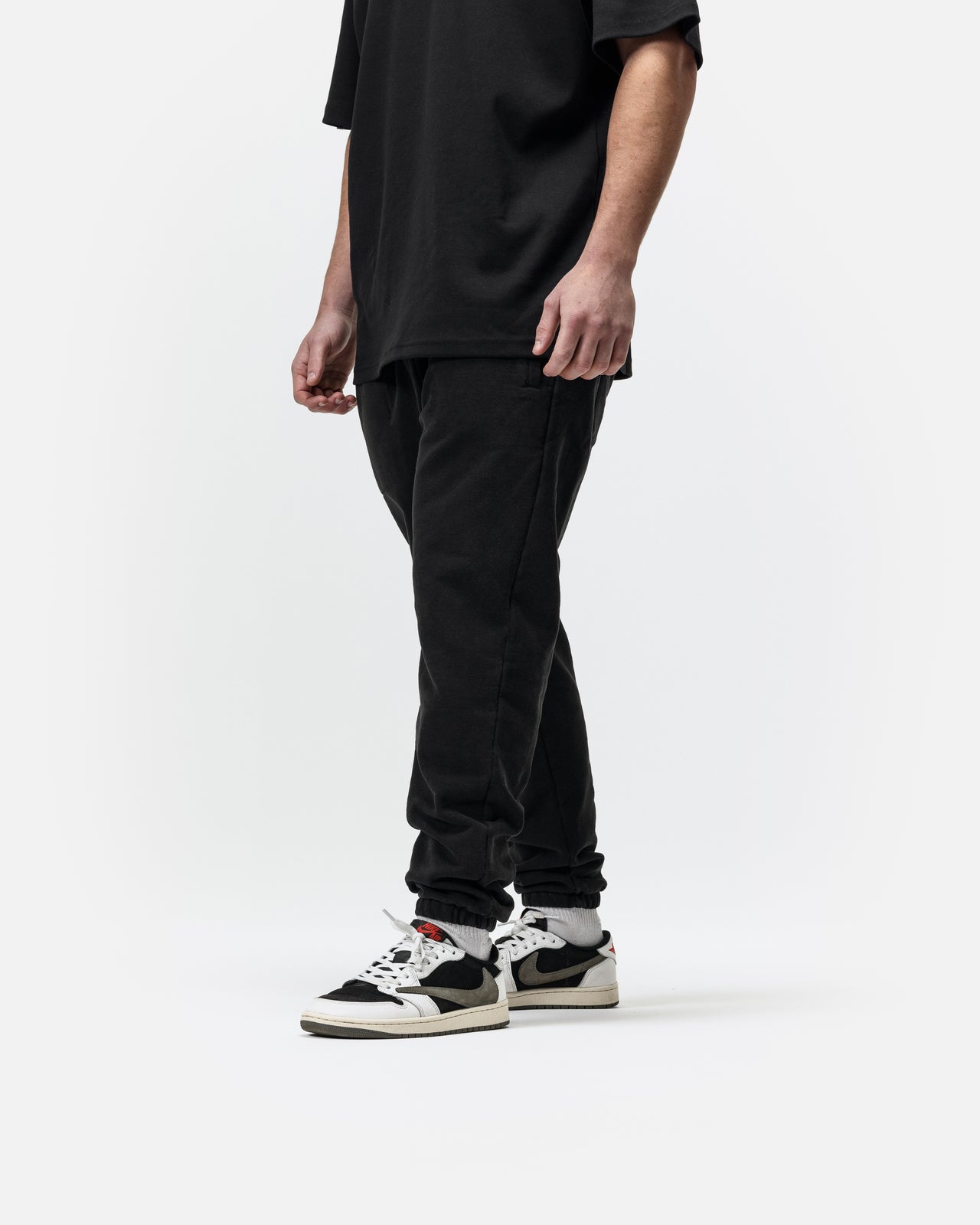 Black Essential Sweatpants